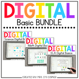 BUNDLE of Digital Basics for ELA, Math and Science | Dista