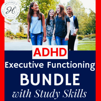 Preview of BUNDLE of EXECUTIVE FUNCTIONING Skills Training : Counseling Session Plans