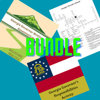 Preview of BUNDLE of Georgia's Executive Branch Materials- NO PREP- 3 Activities (SS8CG3)