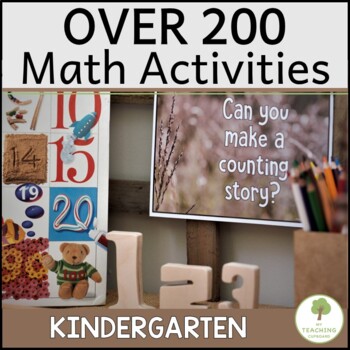 Preview of BUNDLE of Hands-on Math Activities - Over 200 Kindergarten learning invitations