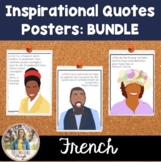 BUNDLE of Inspirational Quote Posters - FRENCH