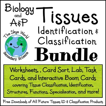 Preview of Bundle of Lessons - Tissue Identification and Classification
