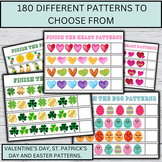 BUNDLE of Patterns - Valentine's Day - Easter - St. Patric