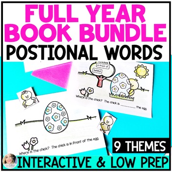 Preview of BUNDLE of Positional Words Activities for Kindergarten and Preschool