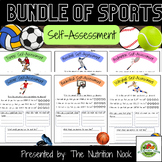 BUNDLE of Sport Self Assessment: Volleyball, Basketball, B