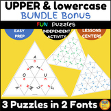 BUNDLE of UPPERCASE and lowercase Letter Matching Activiti
