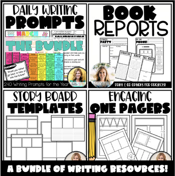 Preview of BUNDLE of Writing Resources for Upper Elementary
