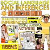 BUNDLE of summer teens social pragmatics and social infere