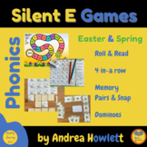 BUNDLE of words with Long E Games for Easter Phonics and R