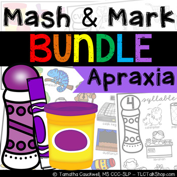 Preview of BUNDLED: Apraxia Mash & Mark
