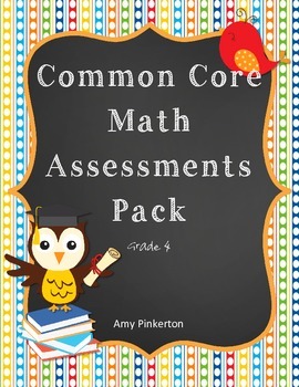 Preview of BUNDLED Common Core Math Worksheets Pack Grade 4 (ALL STANDARDS)