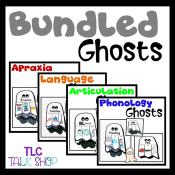 Preview of #oct23halfoffspeech BUNDLED Ghosts: Speech & Language Crafts