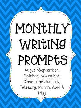 {BUNDLED} Monthly Writing Prompts by Upper Elementary Rocks | TpT