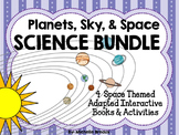 BUNDLED Science & Space 4 Adapted Interactive Books {Autis
