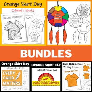 Preview of BUNDLES Orange Shirt Day Activities | Every Child Matters