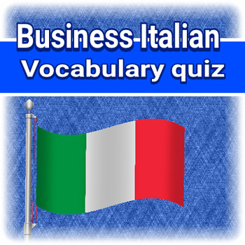 Preview of BUSINESS ITALIAN - VOCABULARY QUIZ