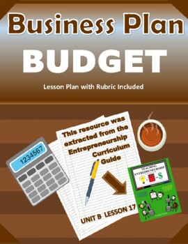 Preview of REAL WORLD LIFE SKILLS BUSINESS PLAN BUDGET LESSON PLAN