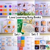 BUSY BOOK BUNDLE / LAMINATED VELCRO ACTIVITY / LEARNING BINDER