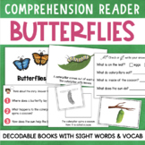 Butterfly Life Cycle Cut & Paste Book Spring Decodable Rea