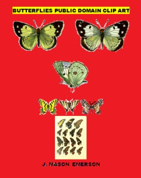 Preview of SCIENCE - BUTTERFLIES PUBLIC DOMAIN CLIP ART (129 IMAGES, SALE)