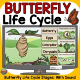 BUTTERFLY LIFE CYCLE BOOM DIGITAL CARDS: GOOGLE CLASSROOM 
