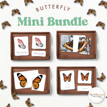 Preview of BUTTERFLY Mini Bundle | Fun Activities for Montessori Primary
