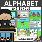 Back to School Digital Alphabet Activities for Google Slid