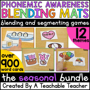 Preview of Phonemic Awareness Blending and Segmenting Activities Word Mapping Mats Centers