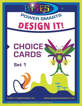 Preview of Multiple Intelligences:  DESIGN IT! CHOICE CARDS® - SET 1
