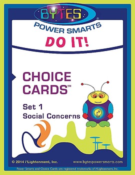 Preview of Multiple Intelligences:  DO IT! CHOICE CARDS® - SOCIAL CONCERNS - SET 1