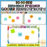 Ba-Da-Bing Google Slides Jamboard Digital Template Sentenc