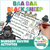 Nursery Rhyme Activities for Baa Baa Black Sheep