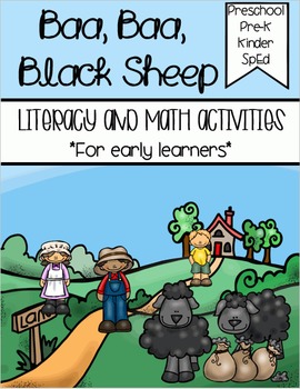 Preview of Baa Baa Black Sheep - Literacy & Math for Early Learners