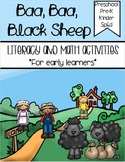 Baa Baa Black Sheep - Literacy & Math for Early Learners