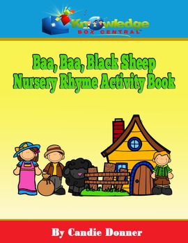 Preview of Baa, Baa, Black Sheep Nursery Rhyme Activity Book - FREE