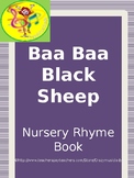 Baa Baa Black Sheep Nursery Rhyme Book