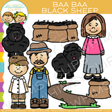 Baa Baa Black Sheep Nursery Rhyme Story Clip Art