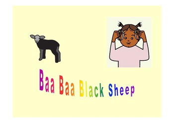 Preview of Baa Baa Black Sheep Powerpoint Show