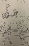 Children's Coloring Page: Picture Book, Didn't You Hear th