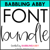 Babbling Abby Fonts BUNDLE