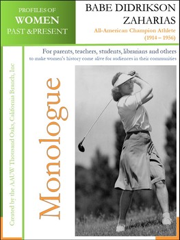 Preview of Women History - Babe D. Zaharias All-American Champion Athlete (1914 – 1956)