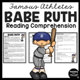 Babe Ruth Biography Reading Comprehension Worksheet Baseba