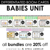Babies Unit Boom Cards PREK FOR ALL Special Education BUNDLE