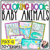 Baby Animal Coloring Pages | Kids Coloring Book | Spring A