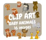 Baby Animals 16 Clip Art Images Transparent PNG