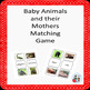 mother and baby animal matching game