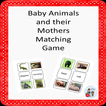 match baby animals to adults game