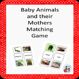 Baby Animals and their Mothers Matching Game
