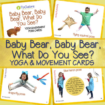 Preview of Baby Bear, Baby Bear, What Do You See? Yoga & Movement Cards