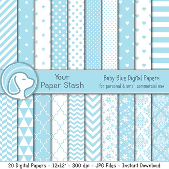 blue background designs for babies